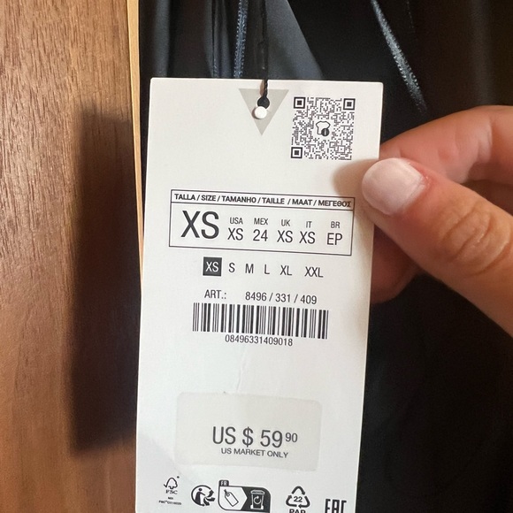 SATIN EFFECT SLIP DRESS - Picture 3 of 4